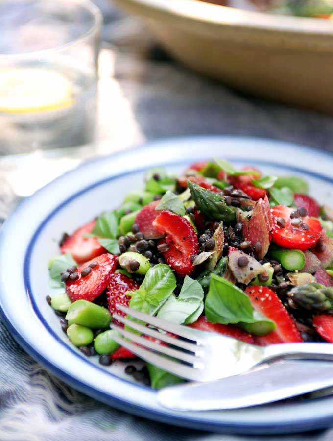 The Green Kitchen Maple-tossed Beluga Lentil Salad