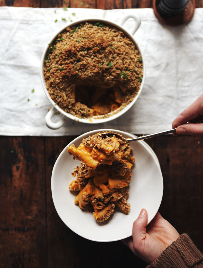 Deluxe Butternut Mac 'n' Cheese // My New Roots