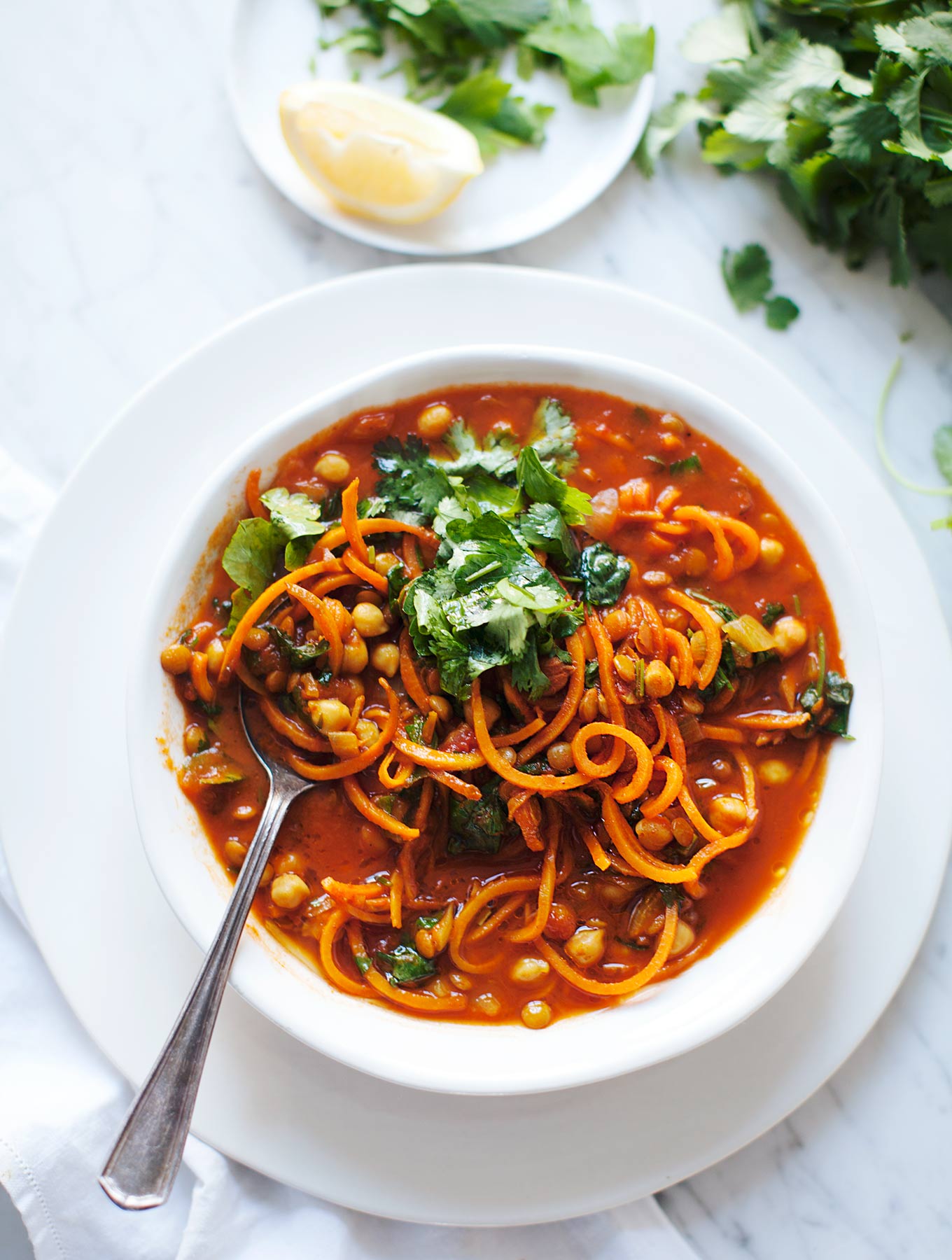 Spicy Chickpea & Sweet Potato Noodle Soup | 17 Vegan Recipes to Kick Off the New Year