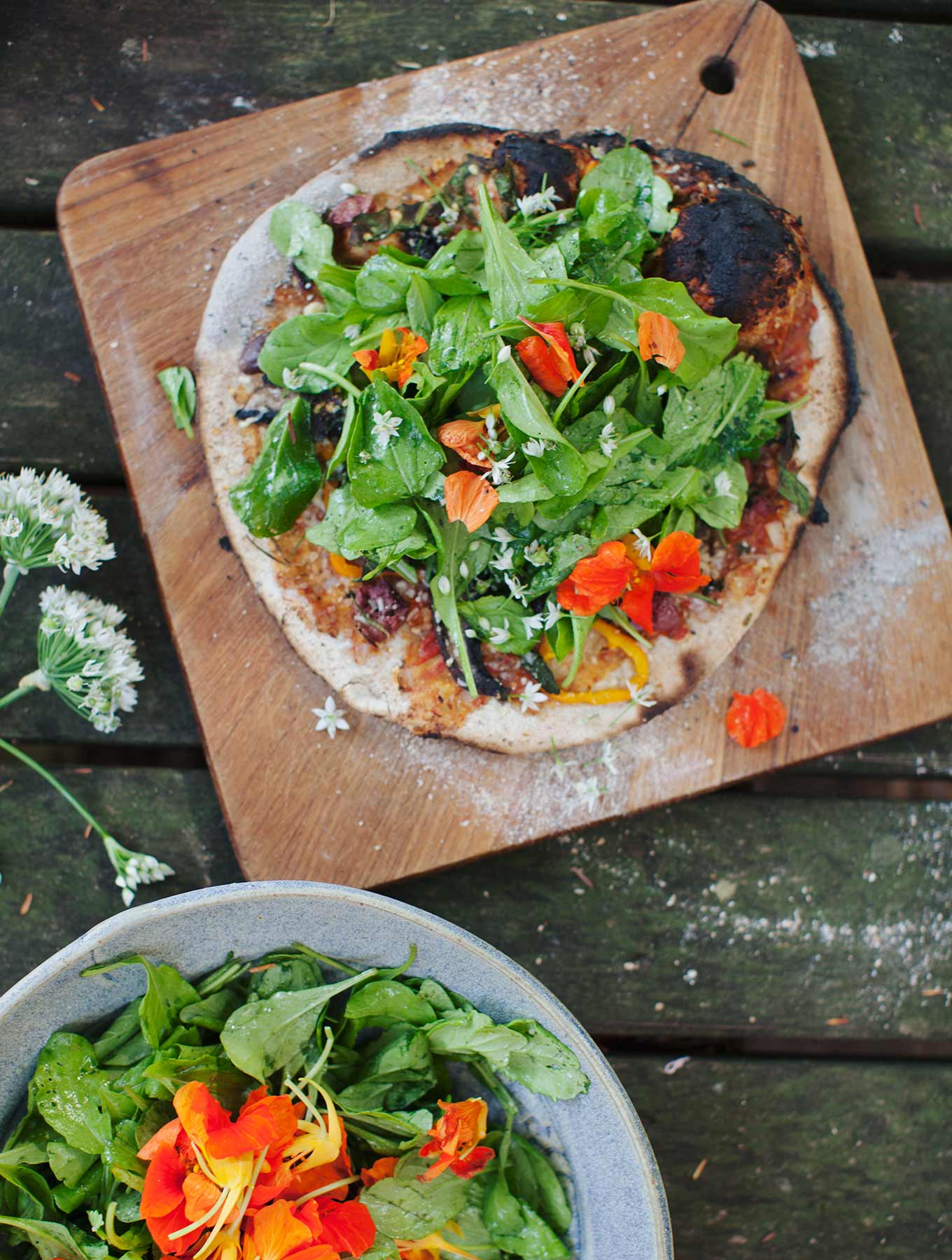 Sourdough Salad Pizza My New Roots