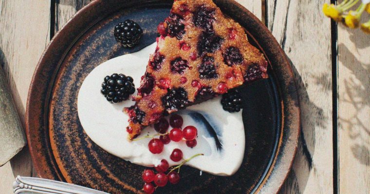 Blackberry and Currant Clafoutis