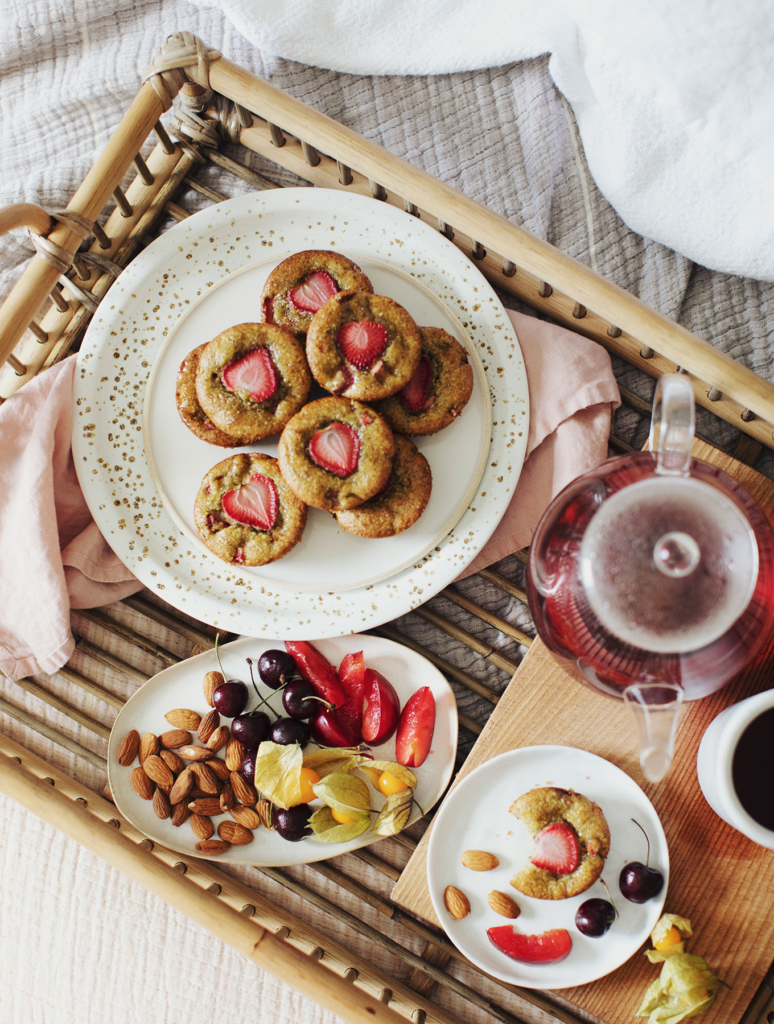 Strawberry Rhubarb Hemp Breakfast Bites