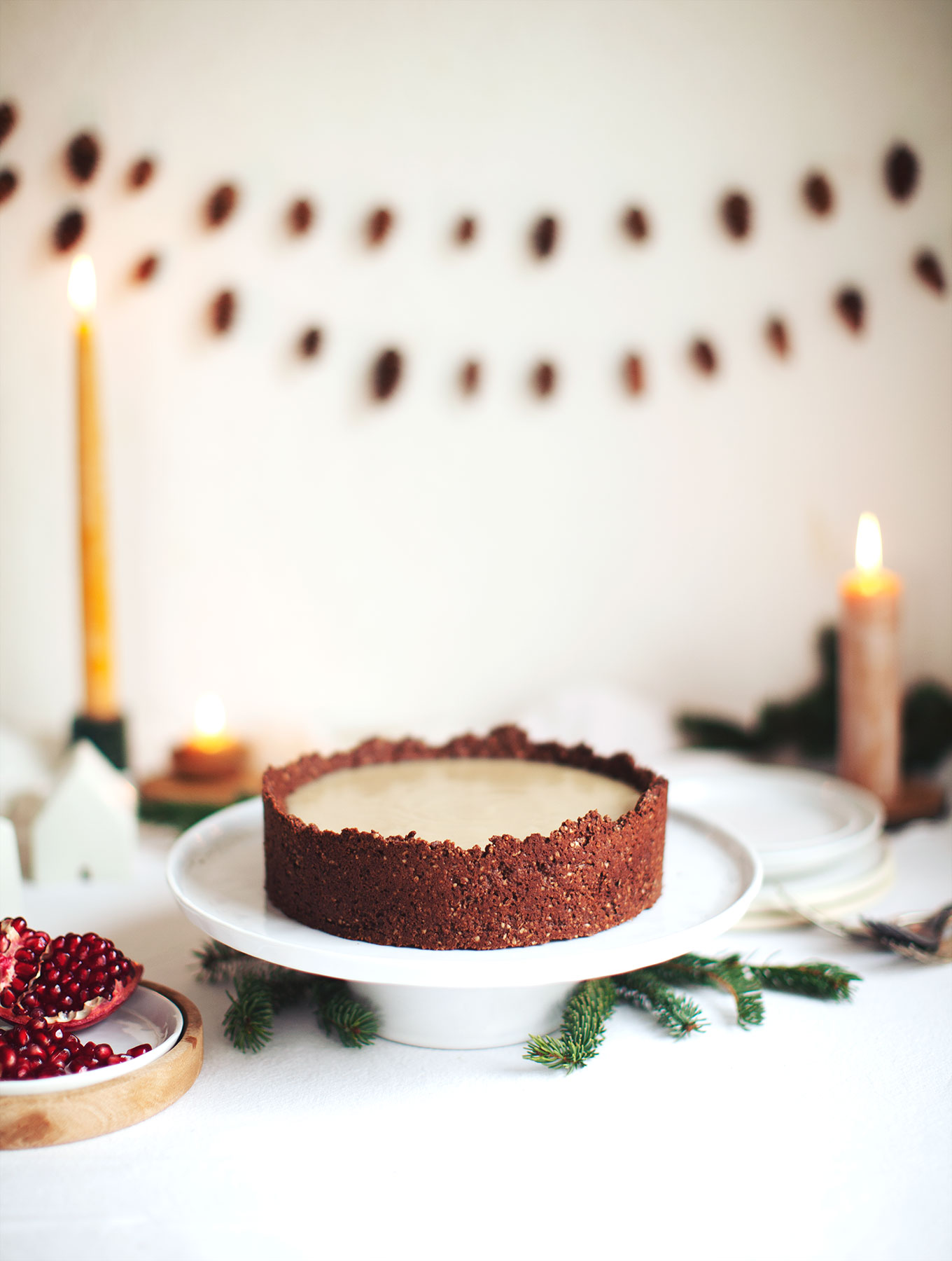 white chocolate peppermint torte