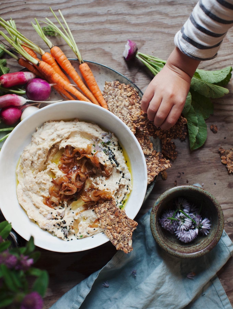Caramelized Onion White Lentil Dip