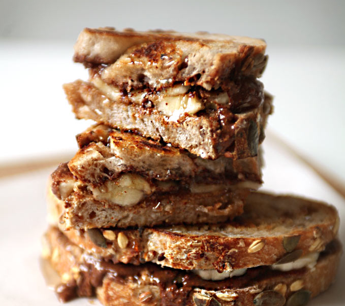 The Best Peanut Butter Nutella Blondies - Cake Babe