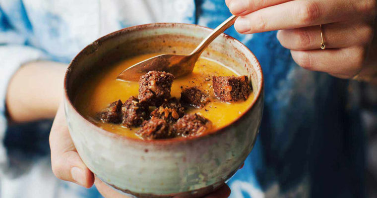 Butternut Squash, Leek and Apple Soup