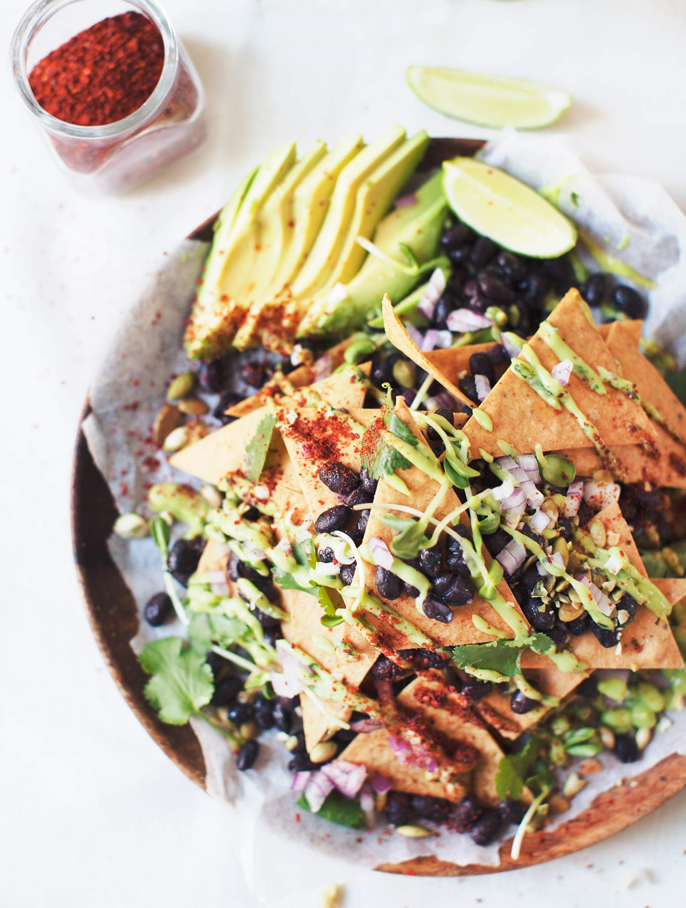 Chickpea Tortilla Nachos