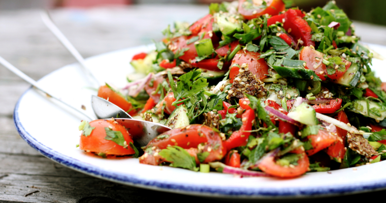 Fattoush Salad with Za’atar